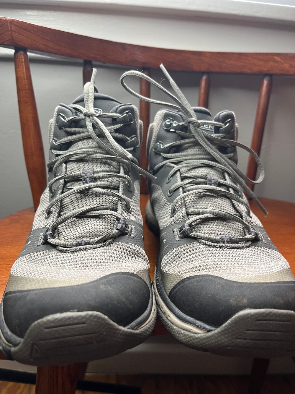 KEEN Terradora Mid Waterproof Hiking Boots Gray Women’s Size 6.5 EUC - Picture 5 of 11